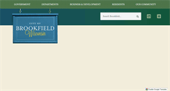 Desktop Screenshot of cityofbrookfield.com